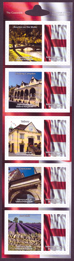 (image for) UK0150 The Cotswolds Universal Mail Stamps Dated: 06/15